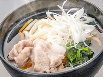 榛名ポークの肉うどん